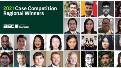 collage of 2021 regional case competition winners