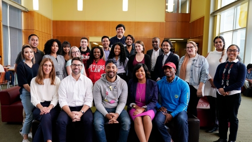 group photo of rutgers law students