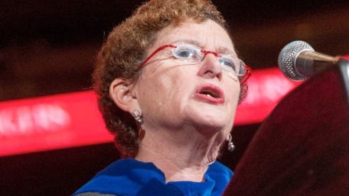 chancellor cantor speaking at commencement 2014