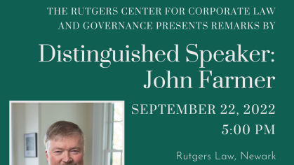 Distinguished Speaker event featuring John Farmer 22