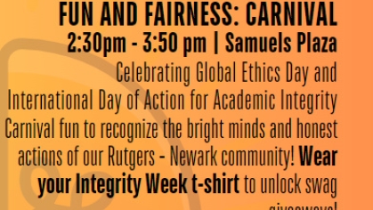 Integrity Week - Global Ethics Day Carnival Integrity Week - Global Ethics Day Carnival