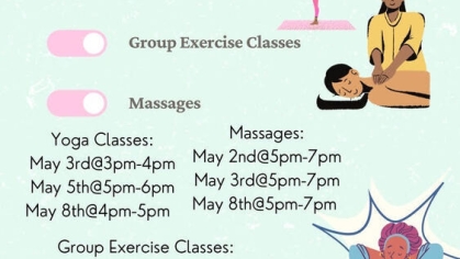 Free Massages, Yoga Classes, & Group Exercise Free Massages, Yoga Classes, & Group Exercise