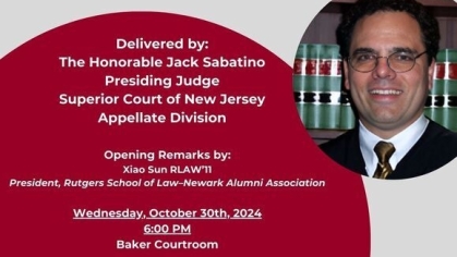 The 39th Annual Chief Justice Joseph Weintraub Lecture