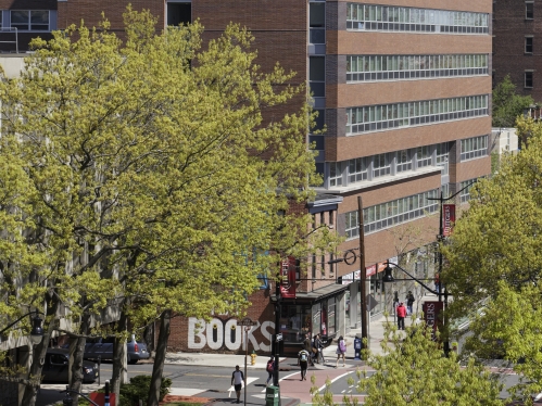 exterior of rutgers-newark dorm