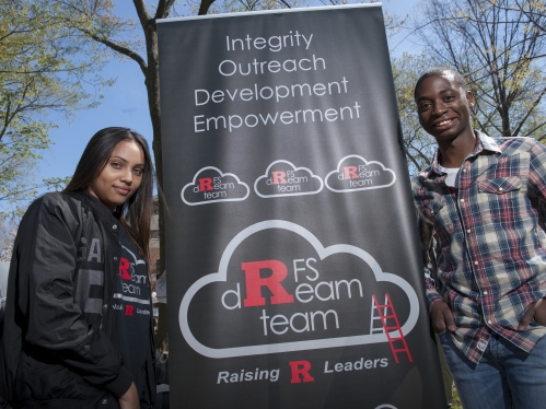 2 student on rutgers newark Campus 