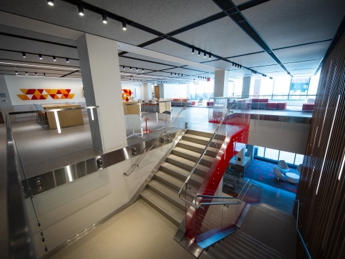 interior view of campus building