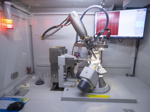  Rigaku Synergy-S X-Ray Single Crystal Diffractometer in Olson Hall on the Newark campus. 